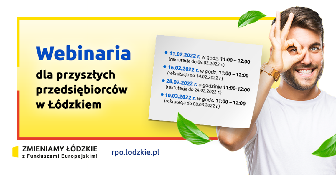 POWIAT TOMASZOWSKI Z SZANSAMI NA WSPARCIE DZIAŁALNOŚCI GOSPODARCZEJ