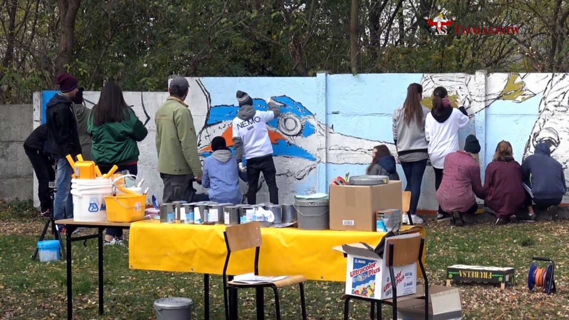 Powstaje mural w Miejskim Centrum Kultury, filia DOK