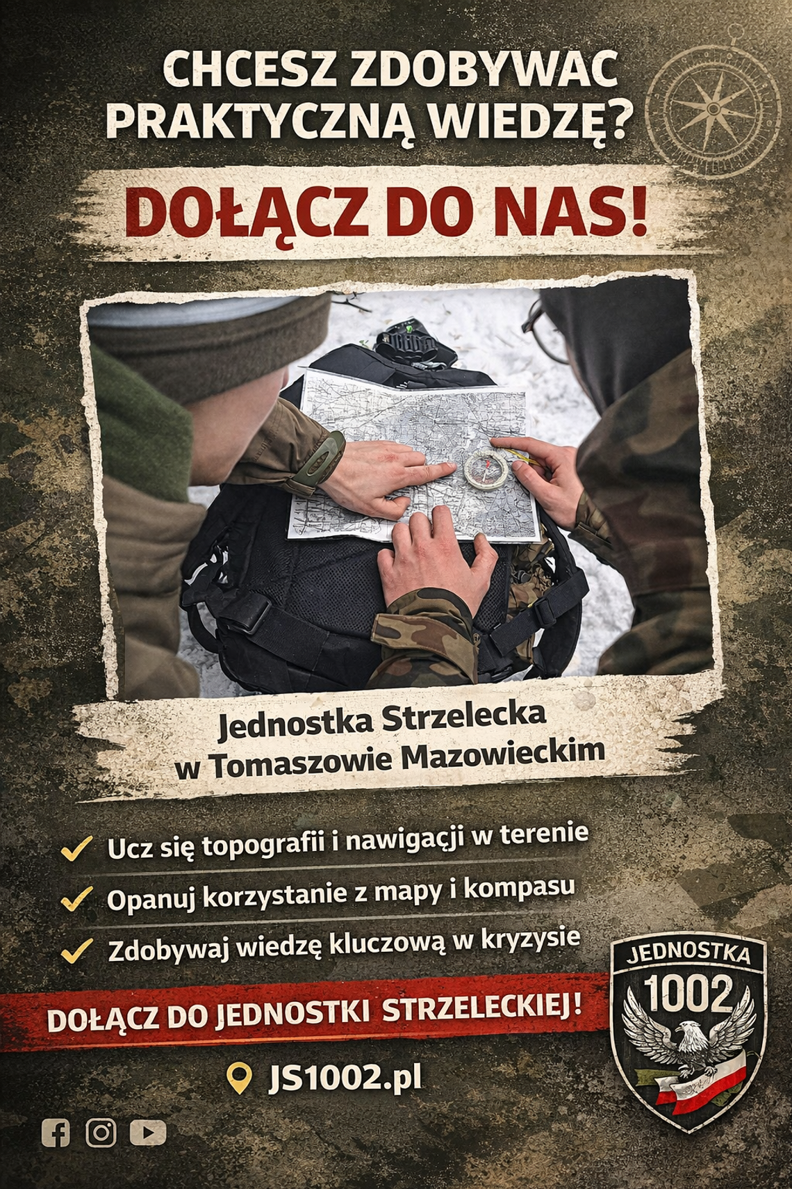 Praktyczna nawigacja bez GPS: Strzelec z Tomaszowa szkoli w użyciu mapy, kompasu i azymutu Praktyczna nawigacja bez GPS: Strzelec z Tomaszowa szkoli w użyciu mapy, kompasu i azymutu