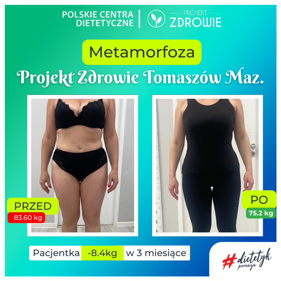 Prawie 9kg w 3 miesiące, czy to możliwe? OCZYWIŚCIE, ŻE TAK!