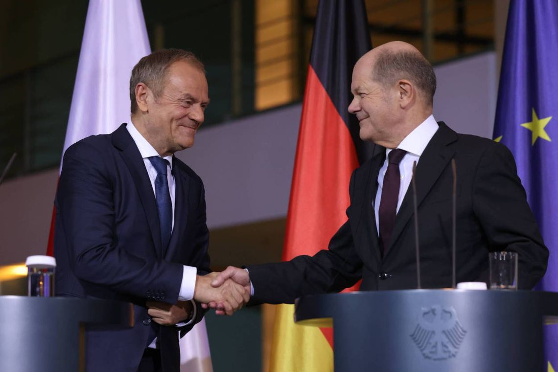 Premier Tusk i kanclerz Scholz o wspólnym bezpieczeństwie i jedności polityki wobec Rosji