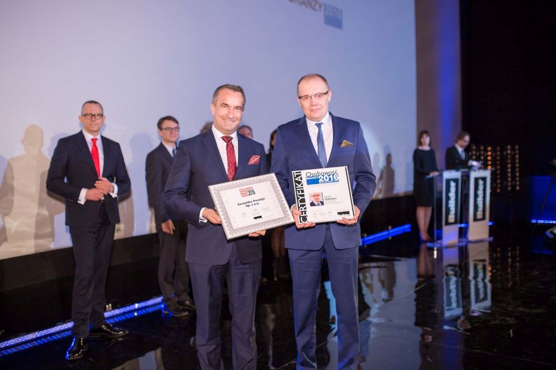 Prestiżowe nagrody Builder Awards dla Ceramiki Paradyż