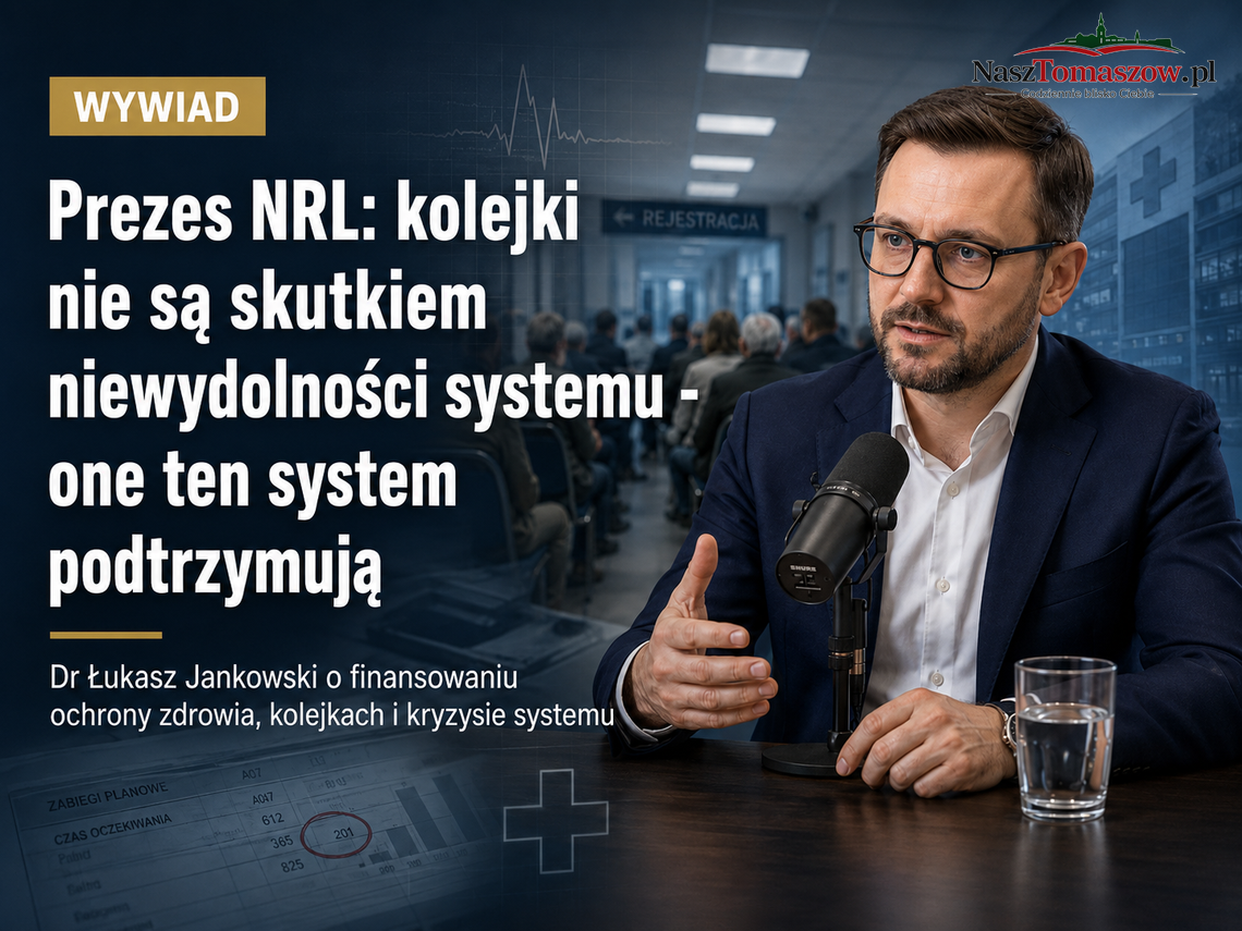 Prezes NRL: kolejki nie są skutkiem niewydolności systemu - one ten system podtrzymują (wywiad)