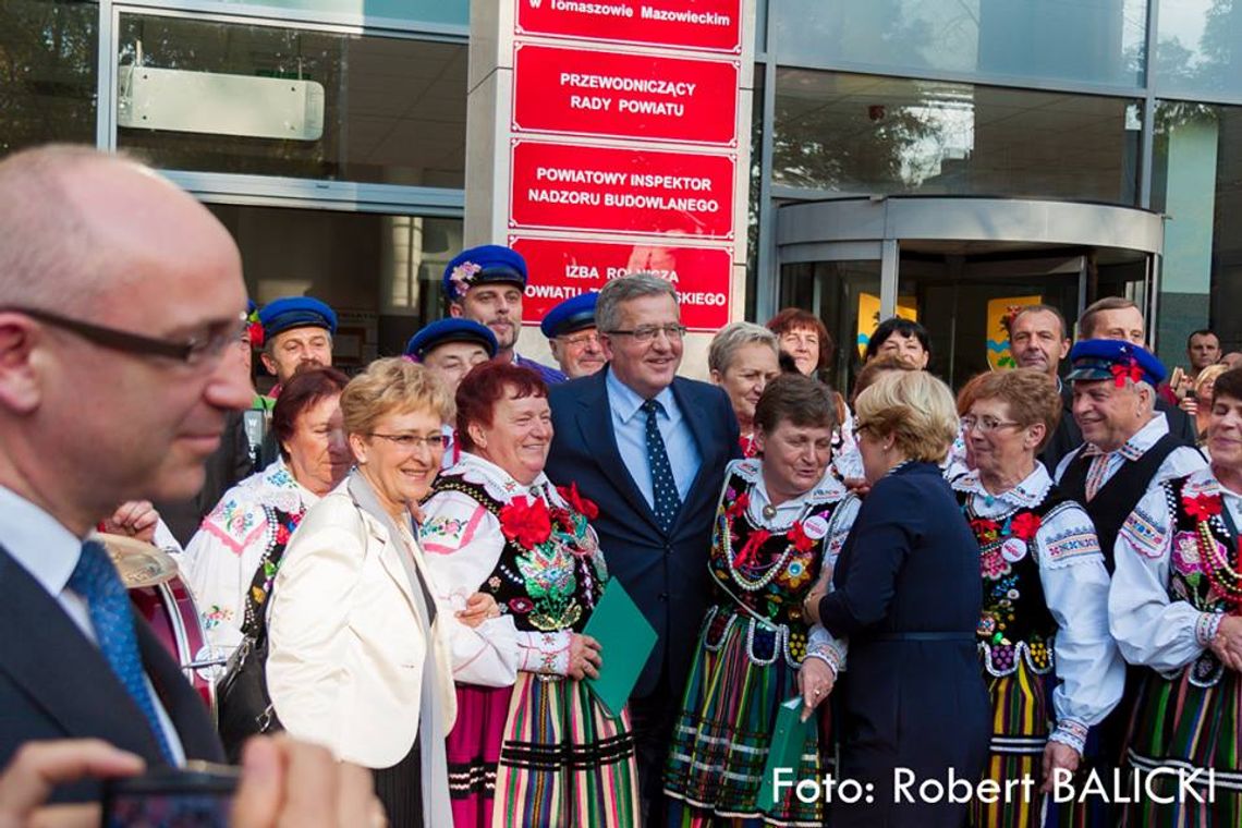 Prezydent Komorowski odwiedził Tomaszów - fotoreportaż Roberta Balickiego