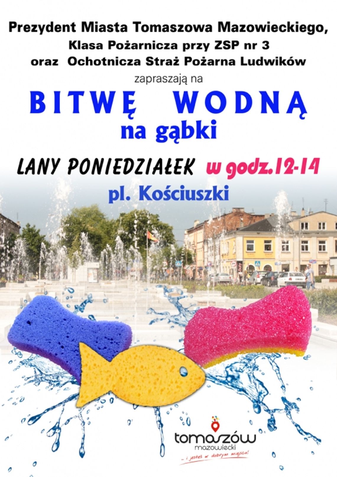 Prezydent organizuje: wielka bitwa na gąbki Prezydent organizuje: wielka bitwa na gąbki