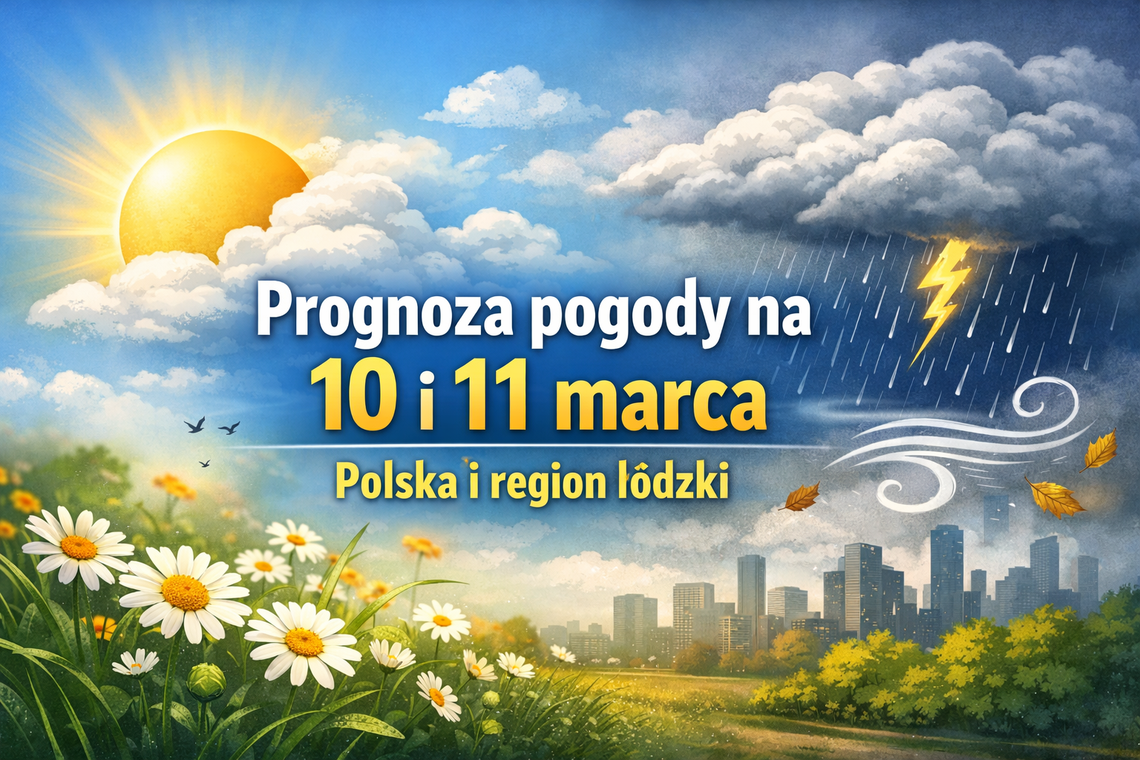 Prognoza pogody na 10 i 11 marca. Jaka pogoda w Polsce i w regionie łódzkim?
