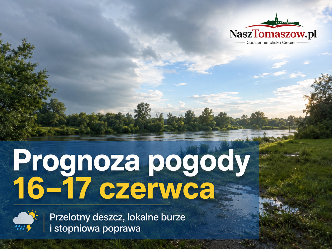 Prognoza pogody na 16 i 17 czerwca. Niż odchodzi, ale zostawia po sobie deszcz i burze