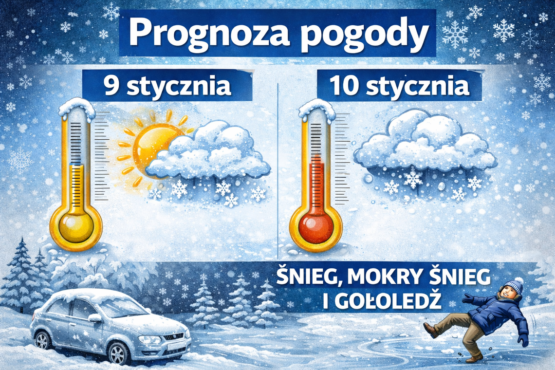 Prognoza pogody na 9 i 10 stycznia