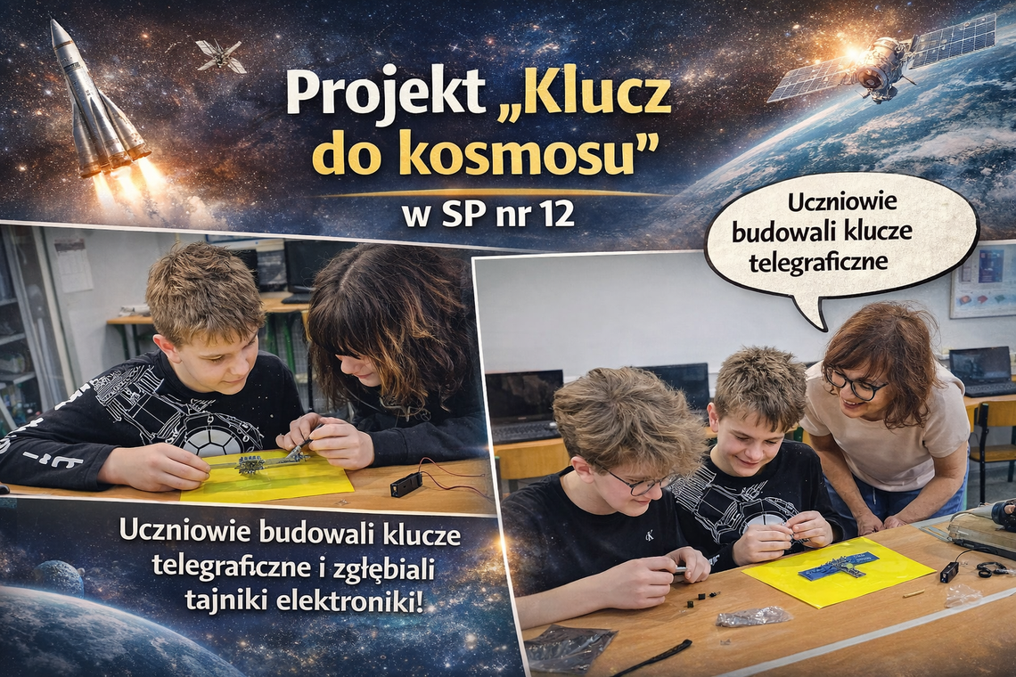 Projekt „Klucz do kosmosu” w SP nr 12 w Tomaszowie Mazowieckim Projekt „Klucz do kosmosu” w SP nr 12 w Tomaszowie Mazowieckim
