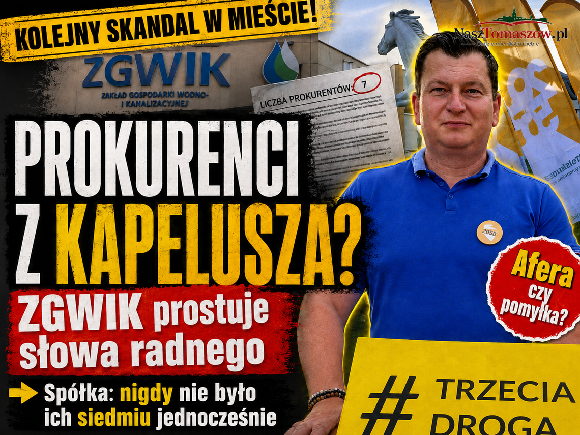 Prokurenci z kapelusza, kamera zamiast argumentu. Radny Kucharski i samorządowy teatr sensacji
