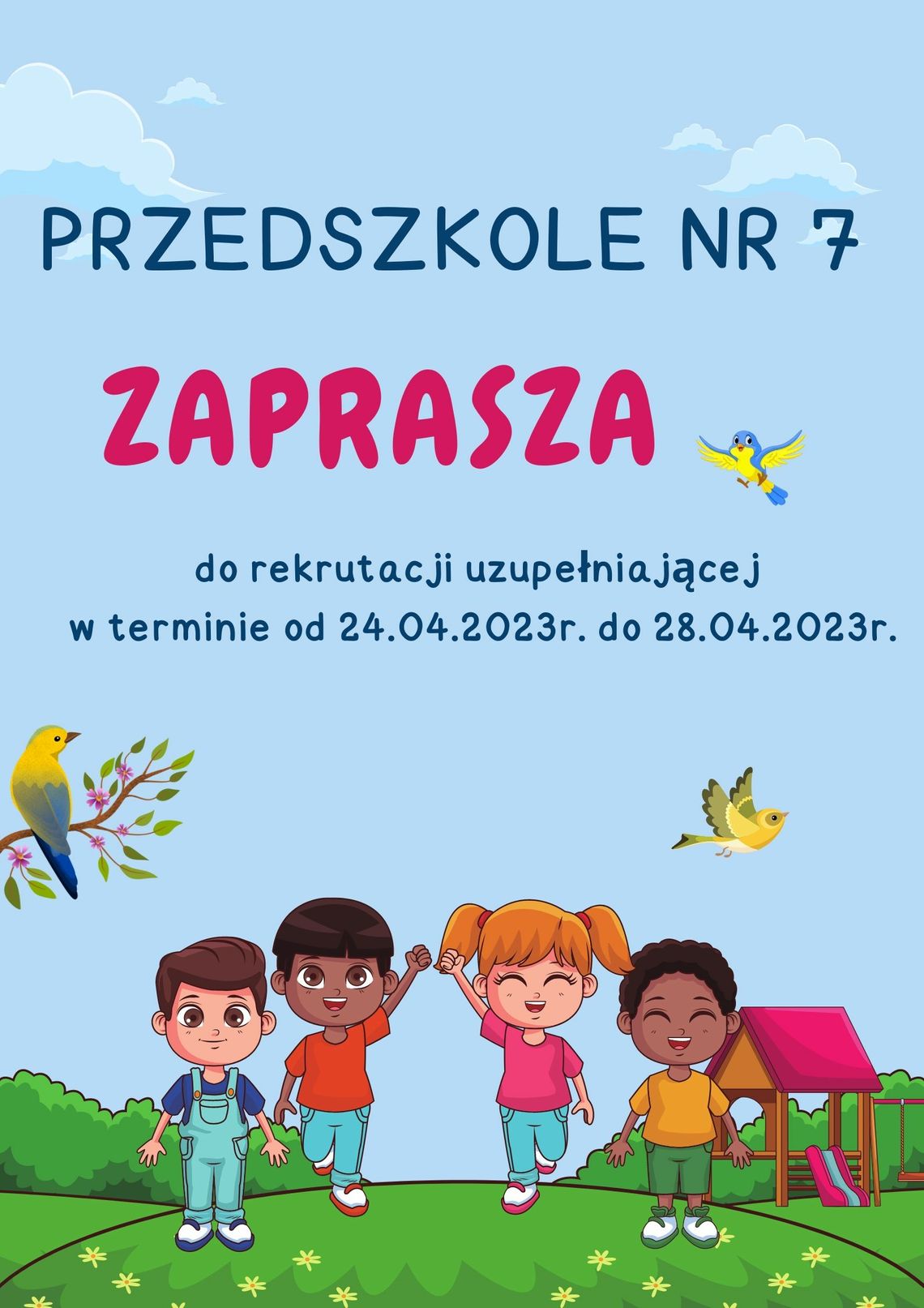 Przedszkole nr 7 zaprasza