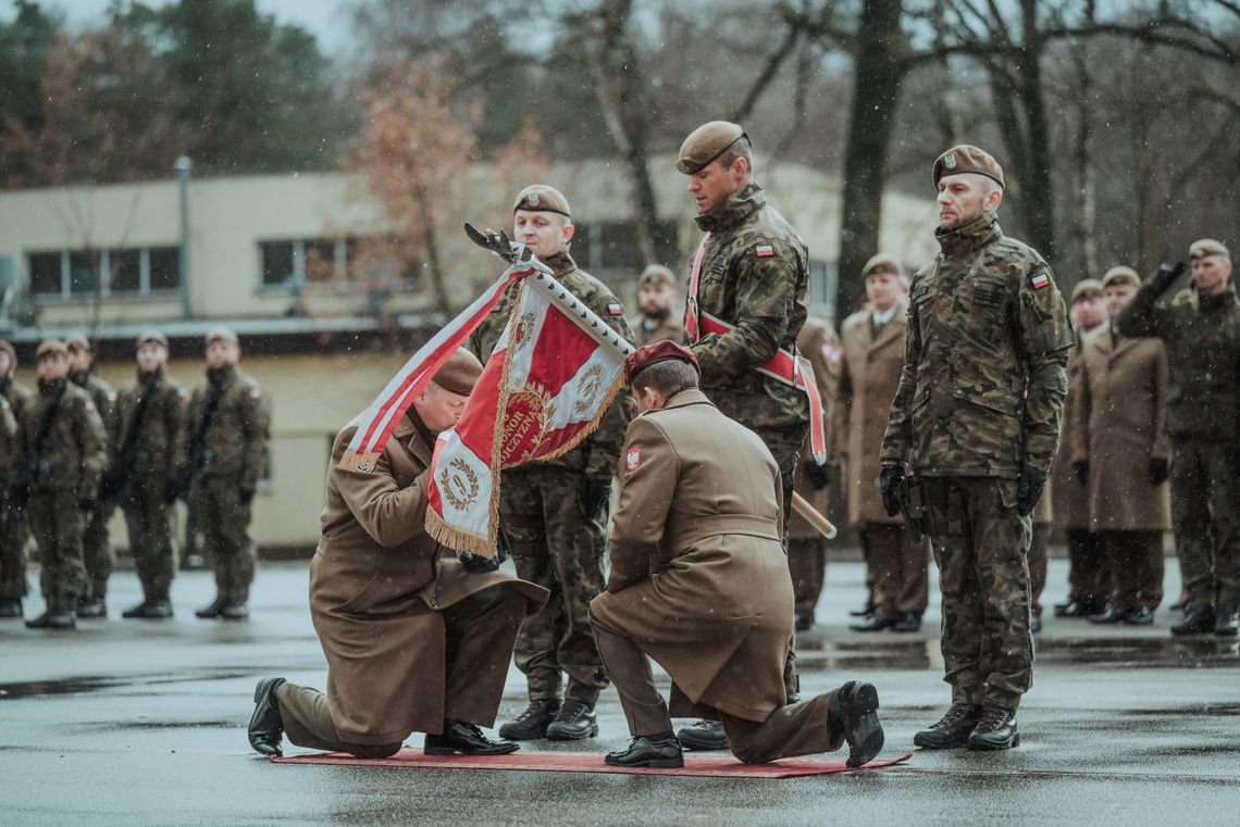 Przekazanie obowiązków dowódcy 9 Łódzkiej Brygady Obrony Terytorialnej