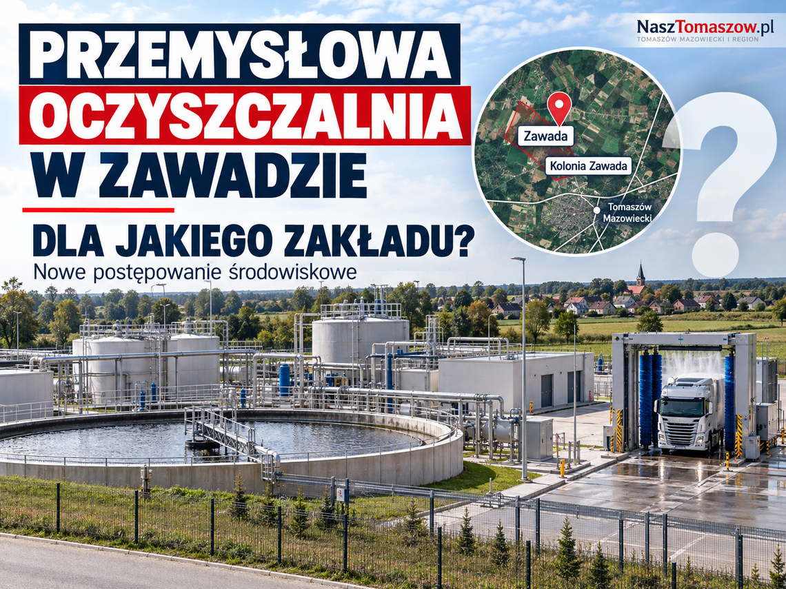 Przemysłowa oczyszczalnia i myjnia pod Tomaszowem. Dla jakiego zakładu mają pracować? Przemysłowa oczyszczalnia i myjnia pod Tomaszowem. Dla jakiego zakładu mają pracować?
