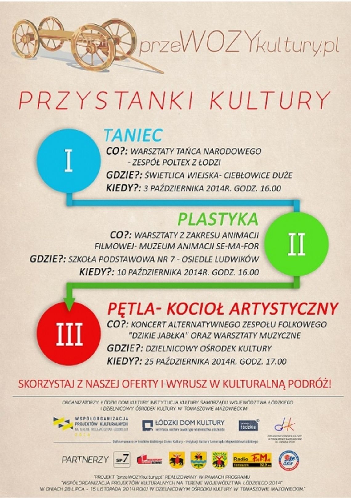 &quot;przeWOZYkultury.pl&quot; - Tomaszowianie wyruszają w niezwykłą podróż.