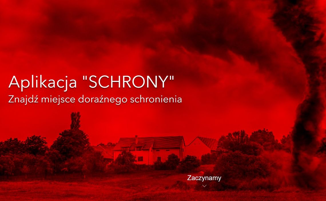 PSP przygotowała aplikację z adresami schronów