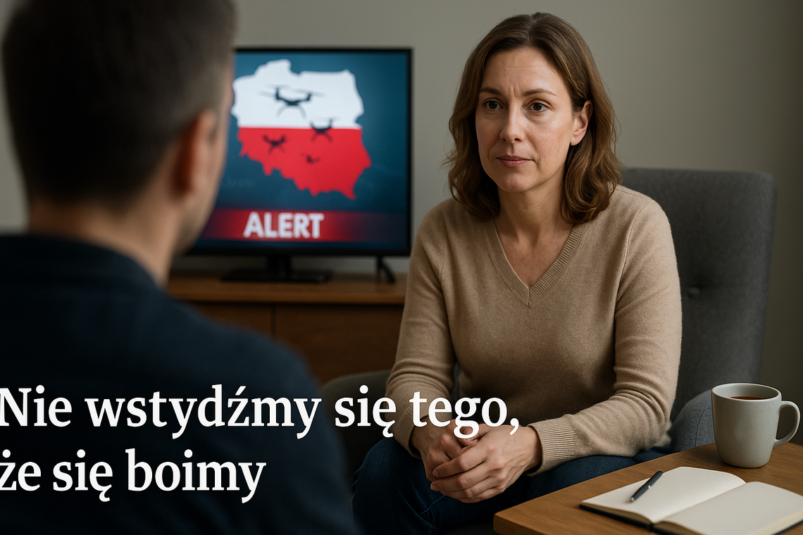 Psycholożka: nie wstydźmy się tego, że się boimy (wywiad)