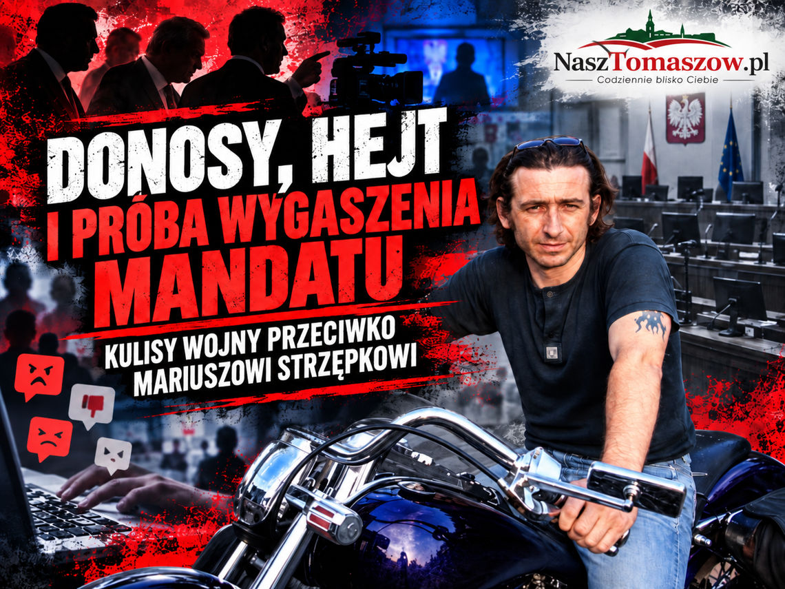 Radny na celowniku. Donosy, hejt, telewizja i walka o mandat Mariusza Strzępka