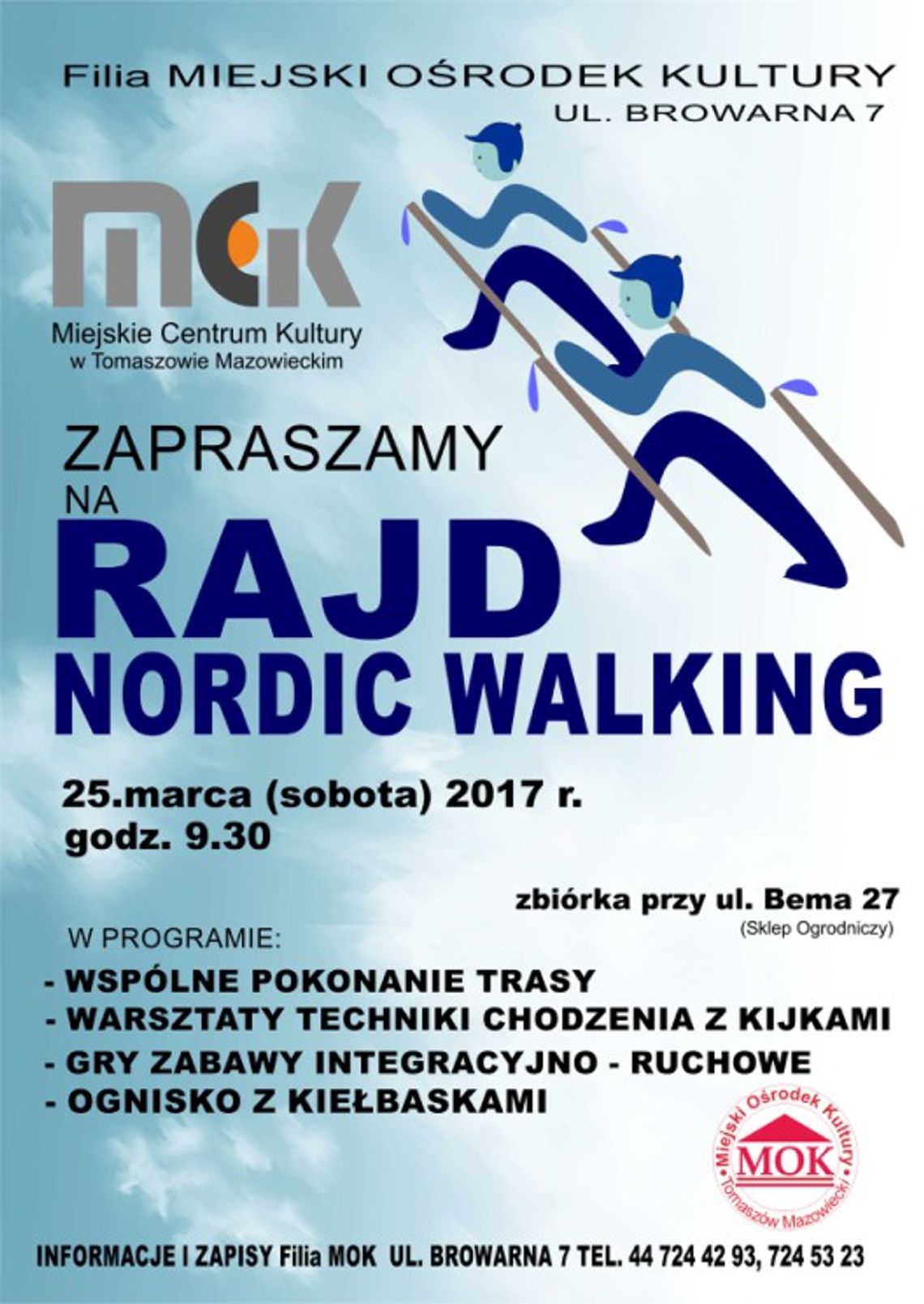Rajd Nordic Walking ścieżkami lasów tomaszowskich
