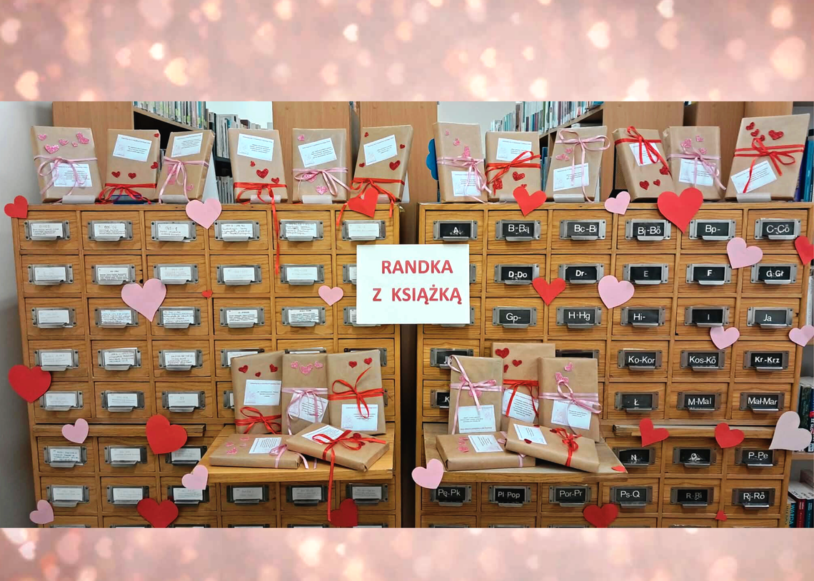 „Randka z książką” w Tomaszowie. Walentynkowa akcja czytelnicza w Bibliotece Pedagogicznej