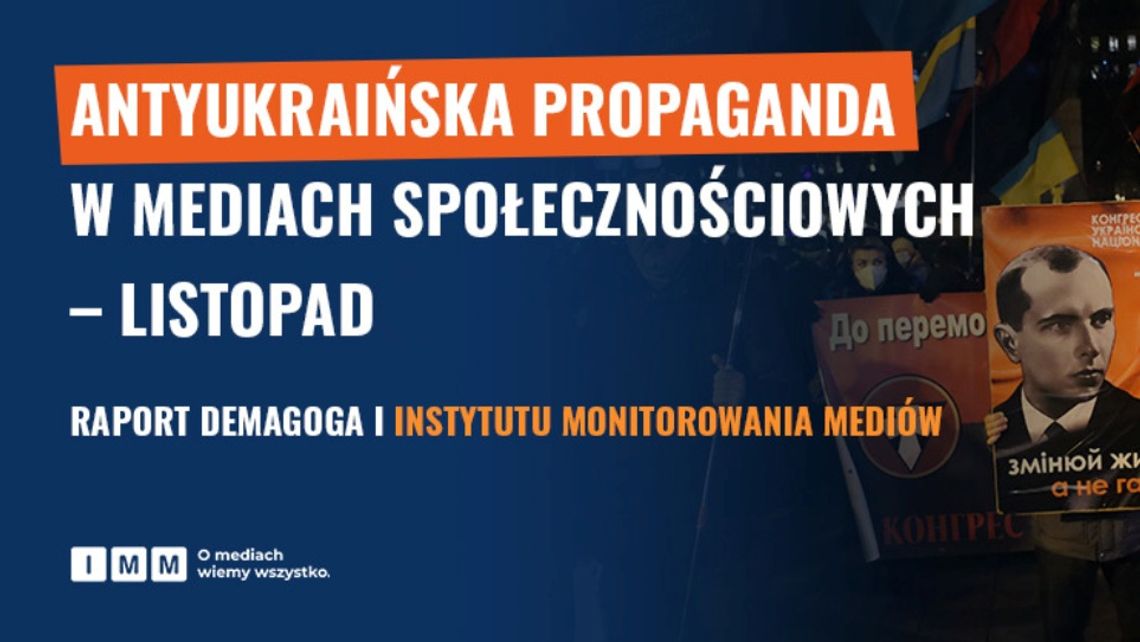 Raport IMM i Demagoga: Antyukraińska propaganda w mediach społecznościowych rośnie