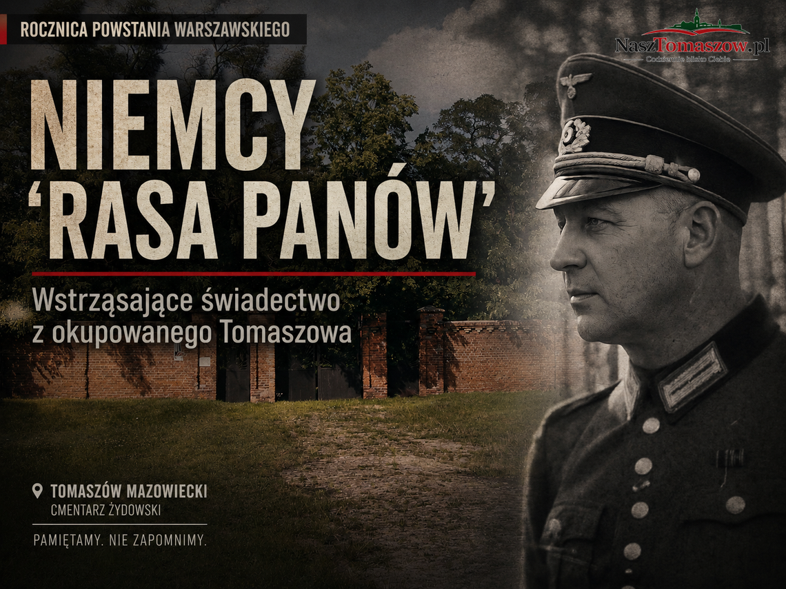 „Rasa panów” nad wykopanym dołem. Niemiecka zbrodnia w okupowanym Tomaszowie