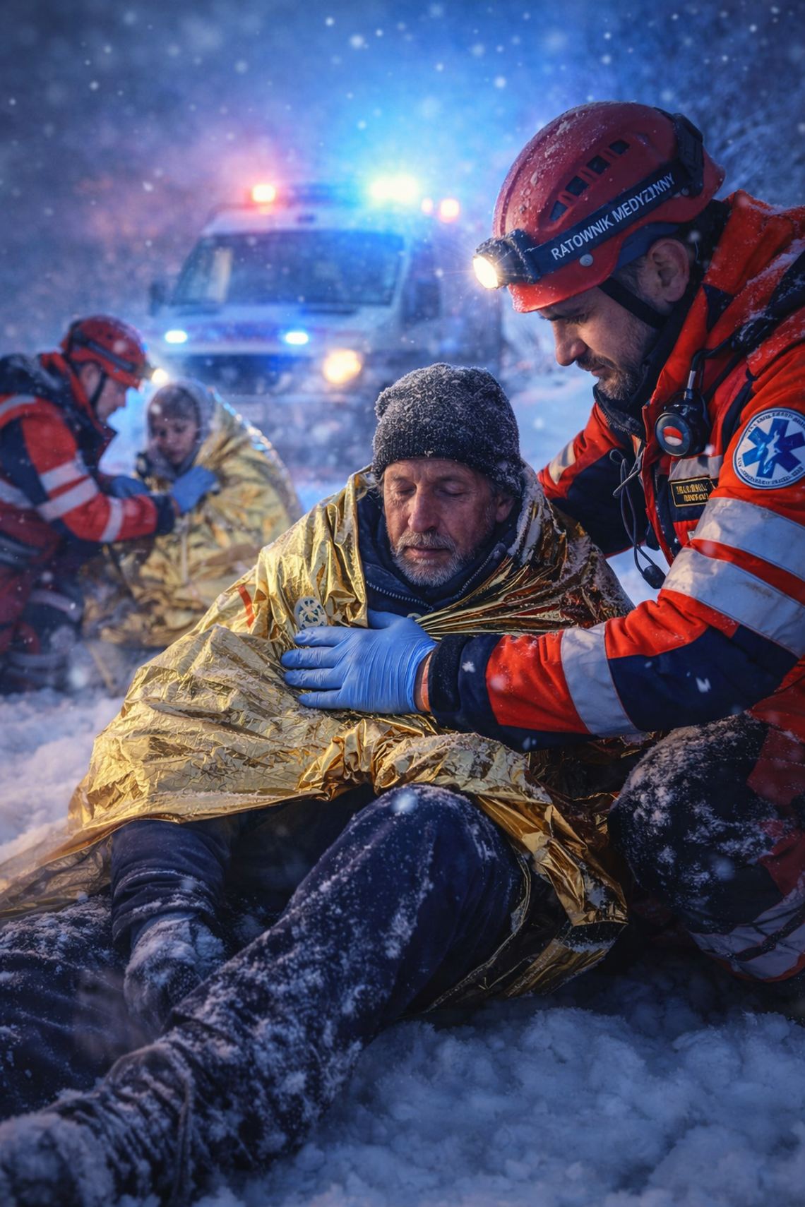 Ratownik medyczny: w zimnie ciało człowieka nie jest w stanie wytrzymać zbyt dużo