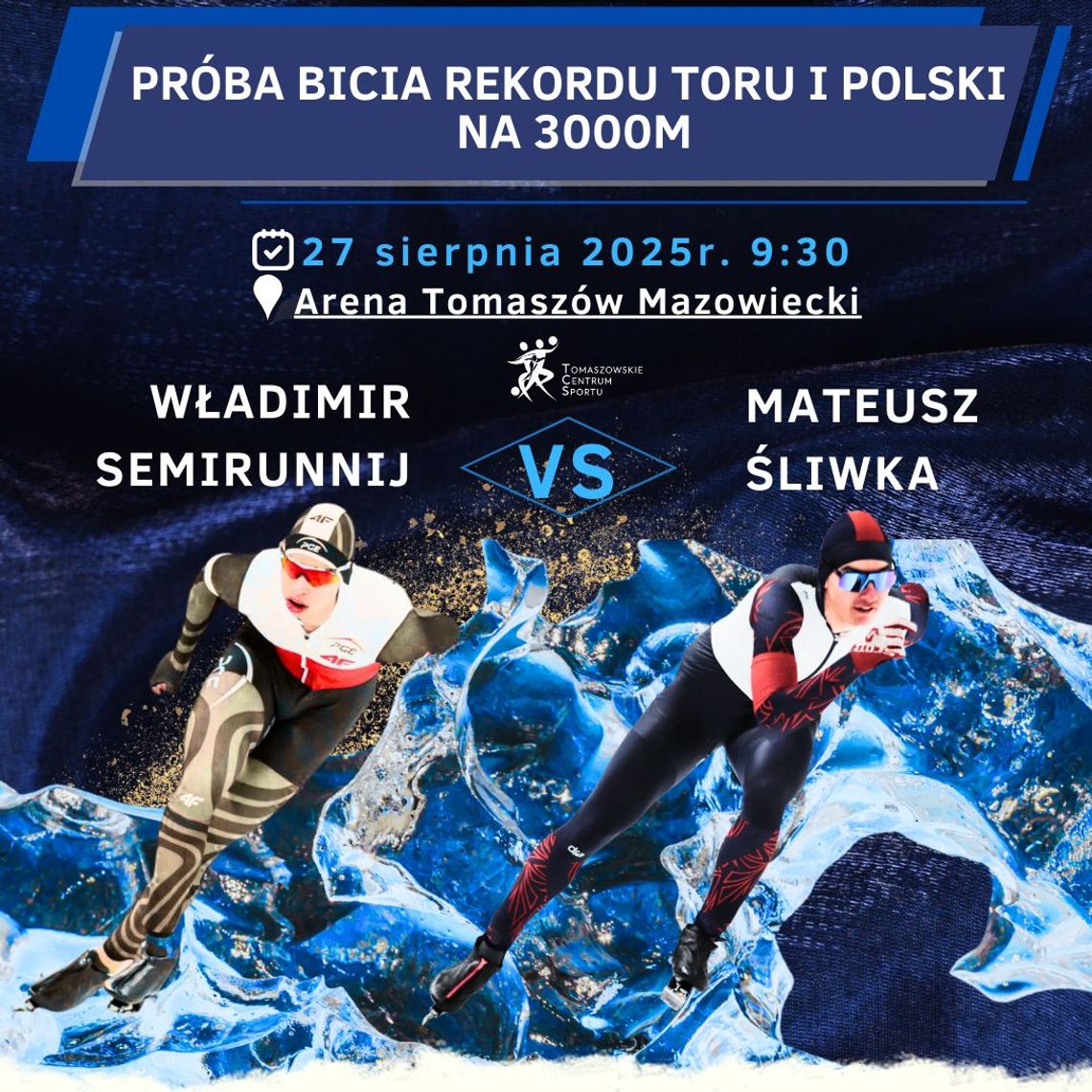 Rekordowa walka w Arenie: Siemirunnij i Śliwka zmierzą się z czasem na 3000 metrów!
