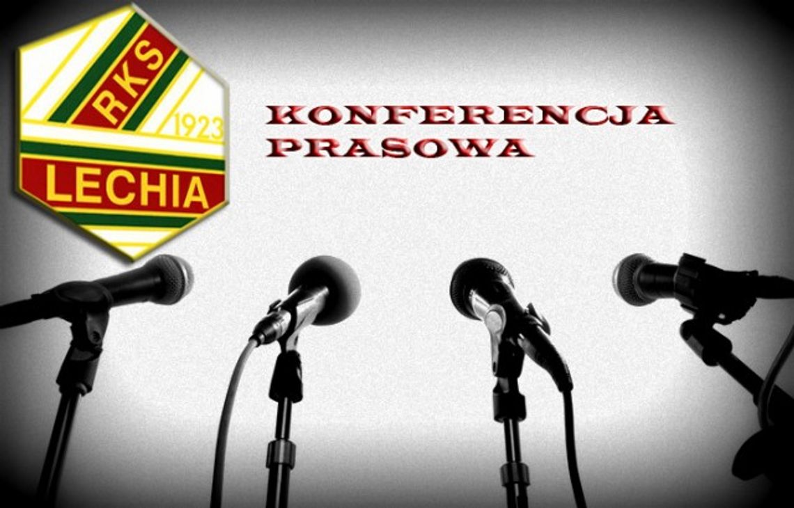 RKS Lechia - Pogoń Grodzisk: konferencja prasowa