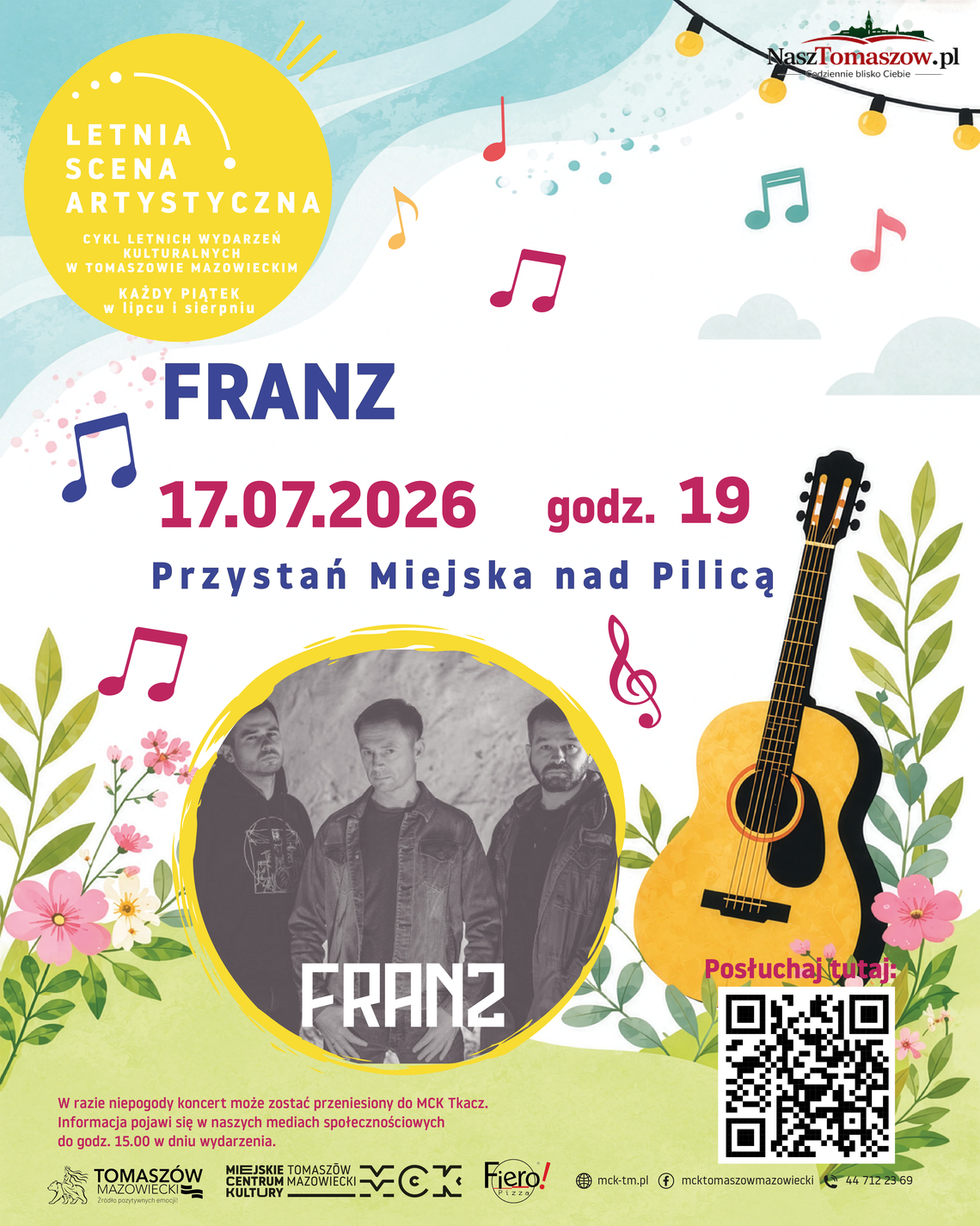 Rock nad Pilicą. FRANZ zagra na Letniej Scenie Artystycznej