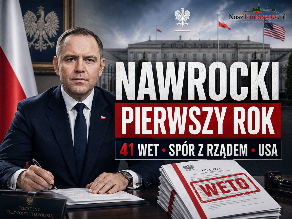 Rok wojny pozycyjnej. Nawrocki wetuje, buduje własny obóz i stawia na sojusz z USA
