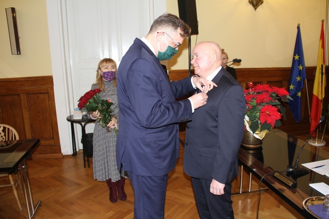 Roman Wojciechowski z Medalem Stulecia Odzyskania Niepodległości