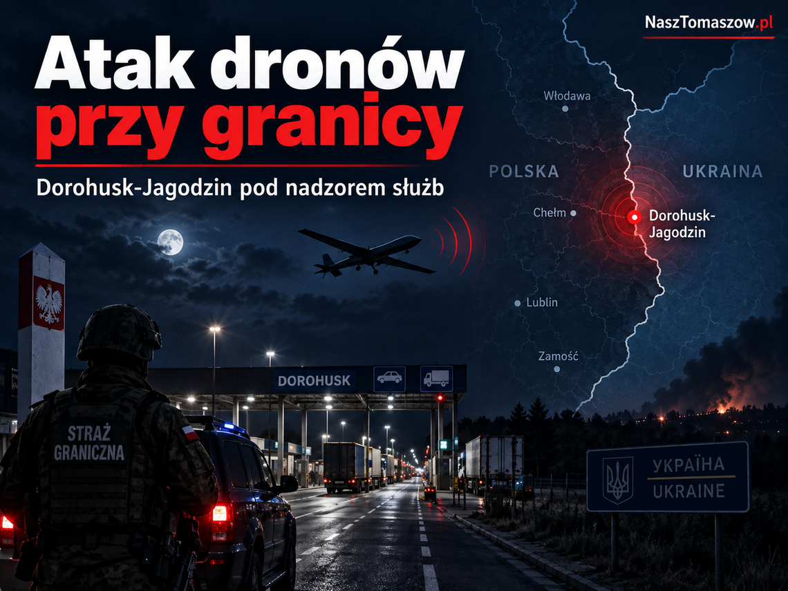 Rosyjskie drony uderzyły tuż przy polskiej granicy. Szef MSWiA: traktujemy to z najwyższą powagą Rosyjskie drony uderzyły tuż przy polskiej granicy. Szef MSWiA: traktujemy to z najwyższą powagą
