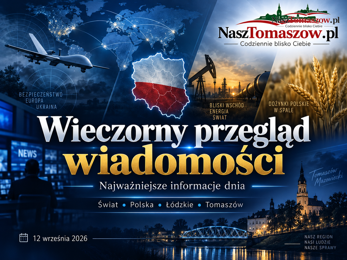 Rosyjskie drony znów stawiają Polskę w gotowości. Saudyjski rurociąg zamknięty, ropa ponad 100 dolarów. Jutro wielkie dożynki w Spale Rosyjskie drony znów stawiają Polskę w gotowości. Saudyjski rurociąg zamknięty, ropa ponad 100 dolarów. Jutro wielkie dożynki w Spale