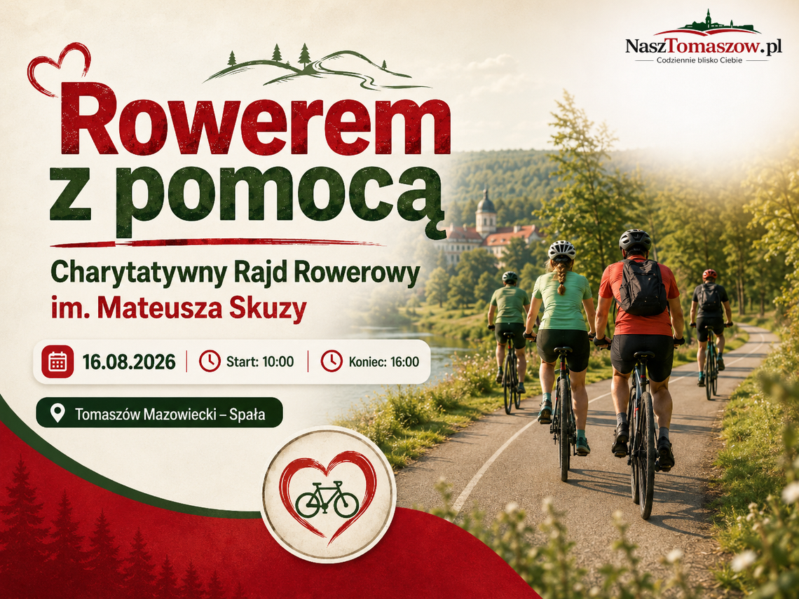 Rowerem z pomocą. Charytatywny rajd im. Mateusza Skuzy już w niedzielę Rowerem z pomocą. Charytatywny rajd im. Mateusza Skuzy już w niedzielę