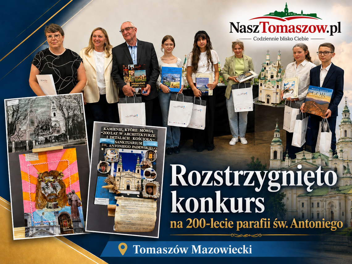 Rozstrzygnięto konkurs na 200-lecie parafii św. Antoniego w Tomaszowie Mazowieckim