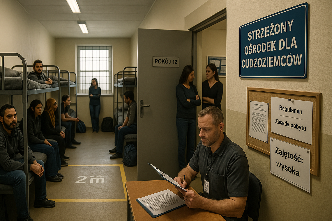 RPO: strzeżone ośrodki dla cudzoziemców bliskie przeludnienia