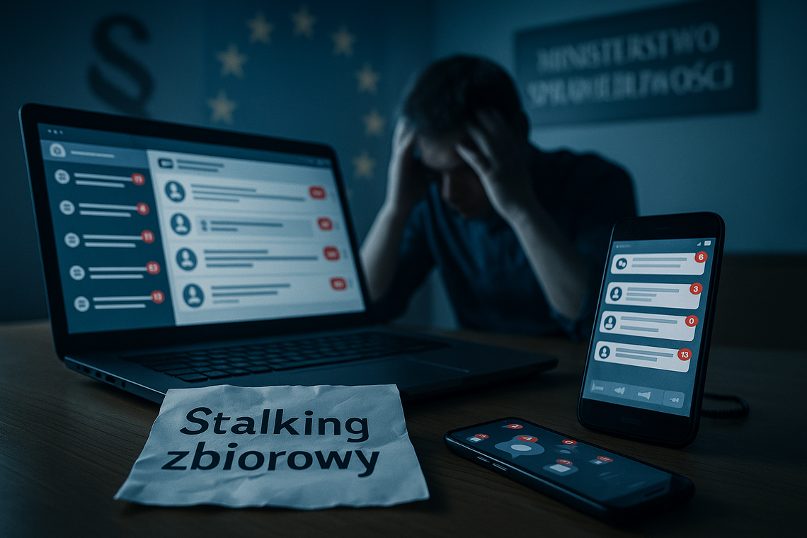 RPO wnioskuje do ministra sprawiedliwości o rozszerzenie karalności stalkingu o stalking zbiorowy