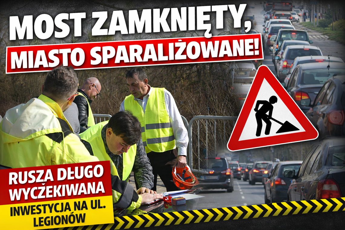Rusza długo wyczekiwana inwestycja na ul. Legionów
