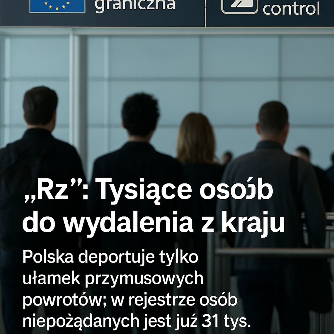 „Rz”: Tysiące osób do wydalenia z kraju