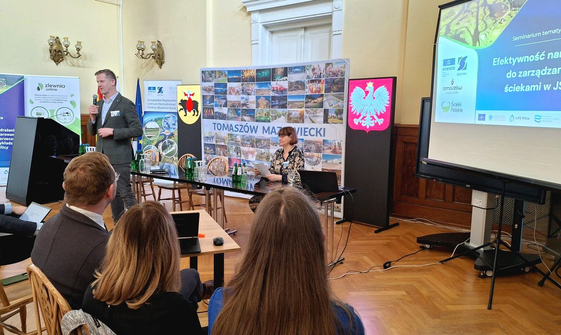 Seminarium tematyczne „Efektywność narzędzia do zarządzania ściekami w JST” w Magistracie