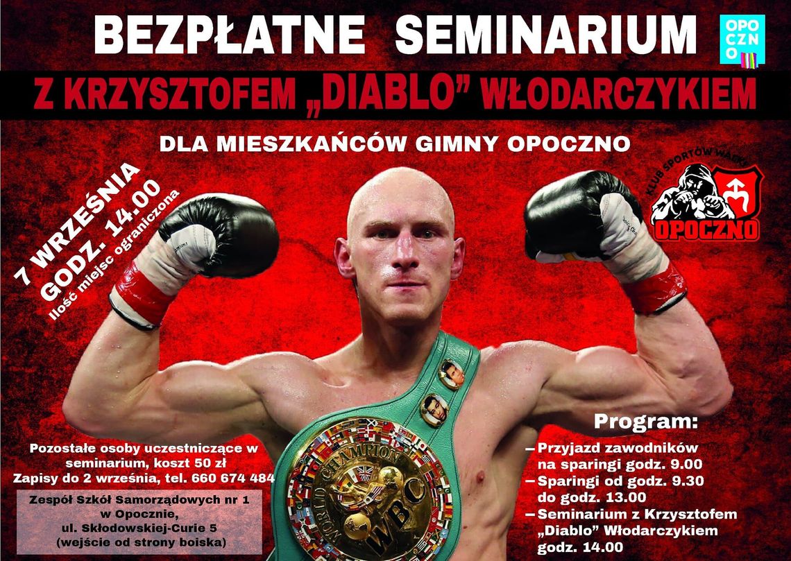 Seminarium z Krzysztofem "Diablo" Włodarczykie