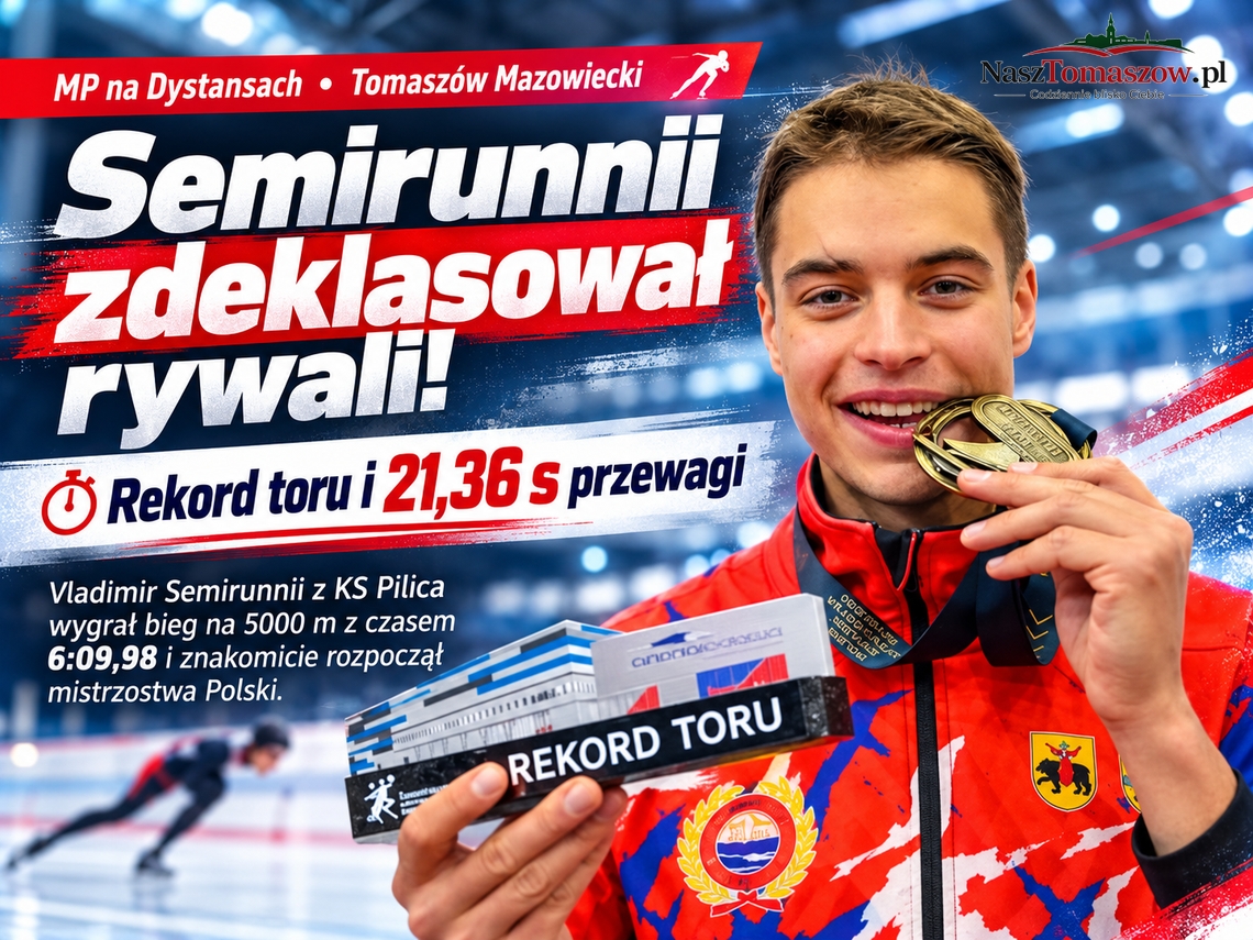 Semirunnii zdeklasował rywali na tomaszowskim lodzie. Rekord toru i ponad 21 sekund przewagi! Semirunnii zdeklasował rywali na tomaszowskim lodzie. Rekord toru i ponad 21 sekund przewagi!