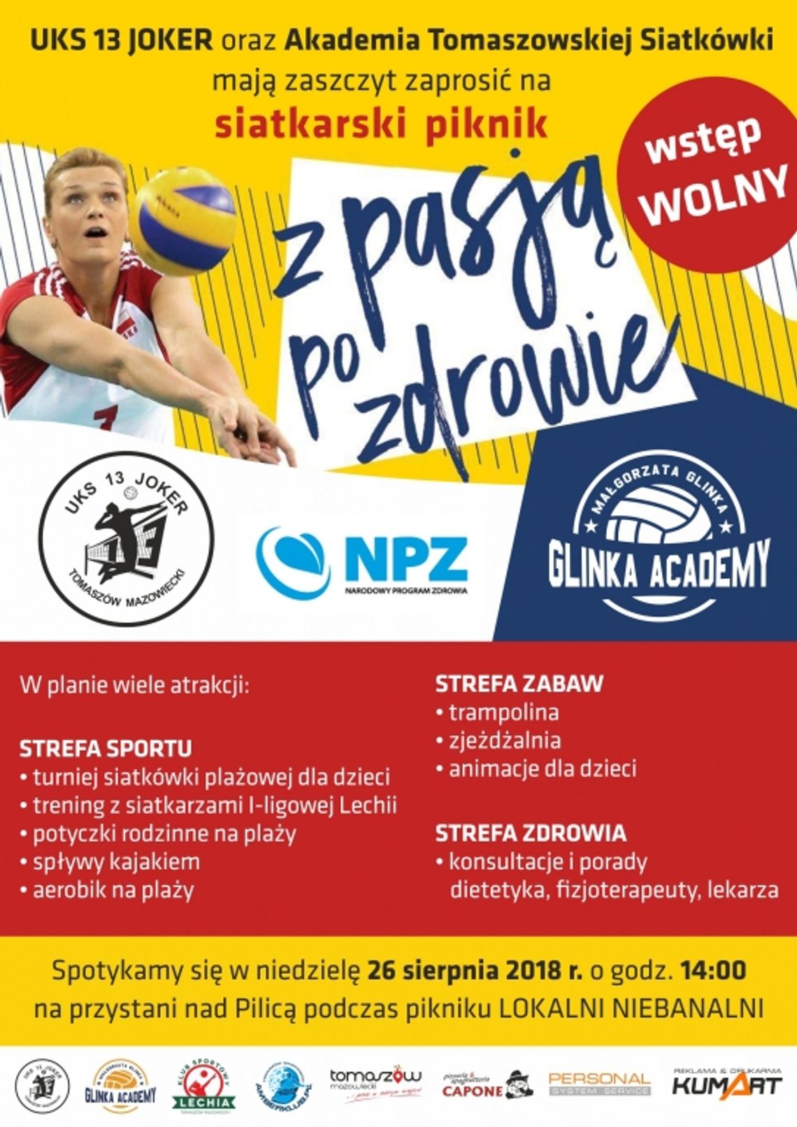 Siatkarski piknik „Z pasją po zdrowie” już za miesiąc nad Pilicą. Atrakcje dla dzieci, rodzin i dorosłych Siatkarski piknik „Z pasją po zdrowie” już za miesiąc nad Pilicą. Atrakcje dla dzieci, rodzin i dorosłych