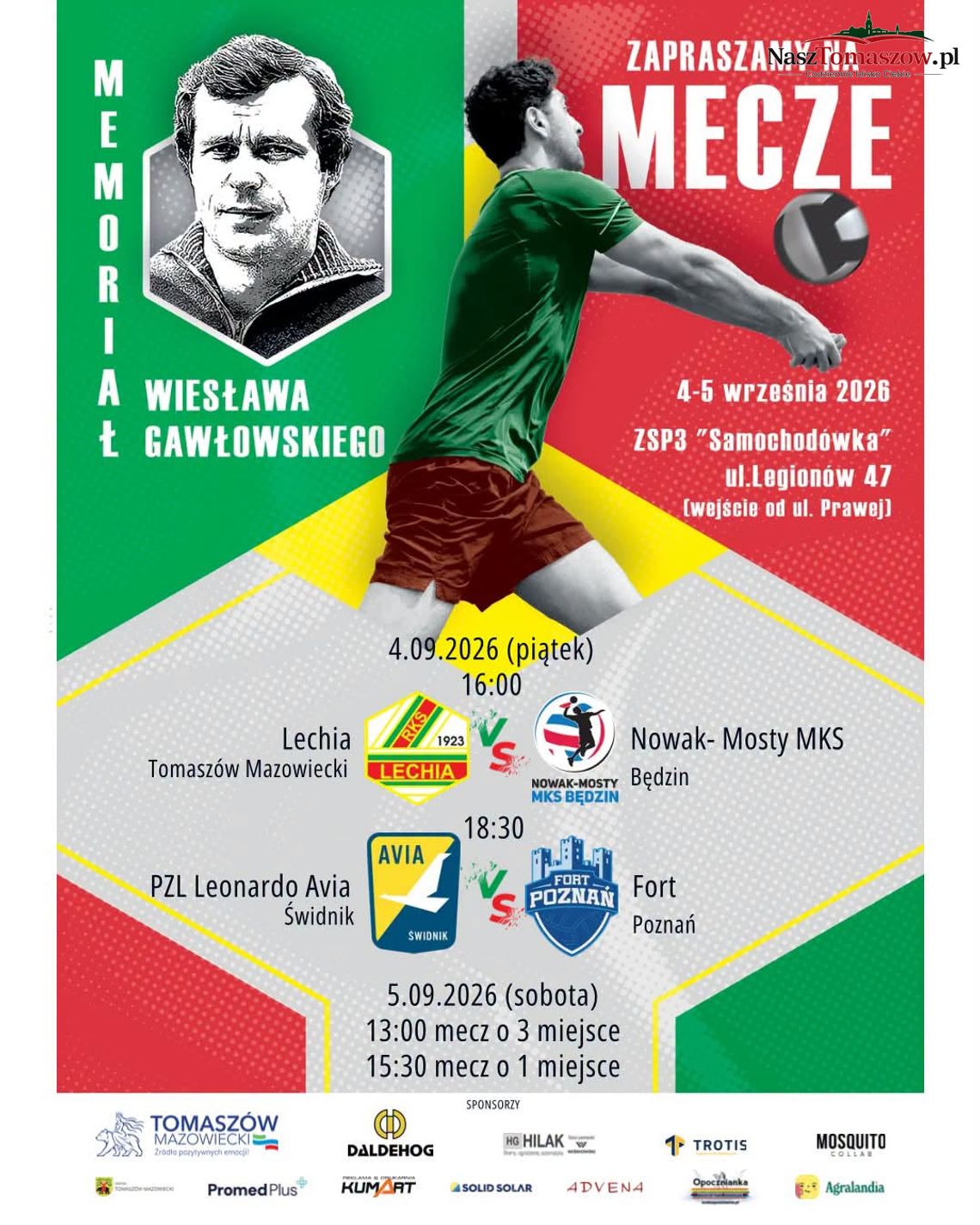 Siatkarski weekend w Tomaszowie. Przed nami Memoriał Wiesława Gawłowskiego