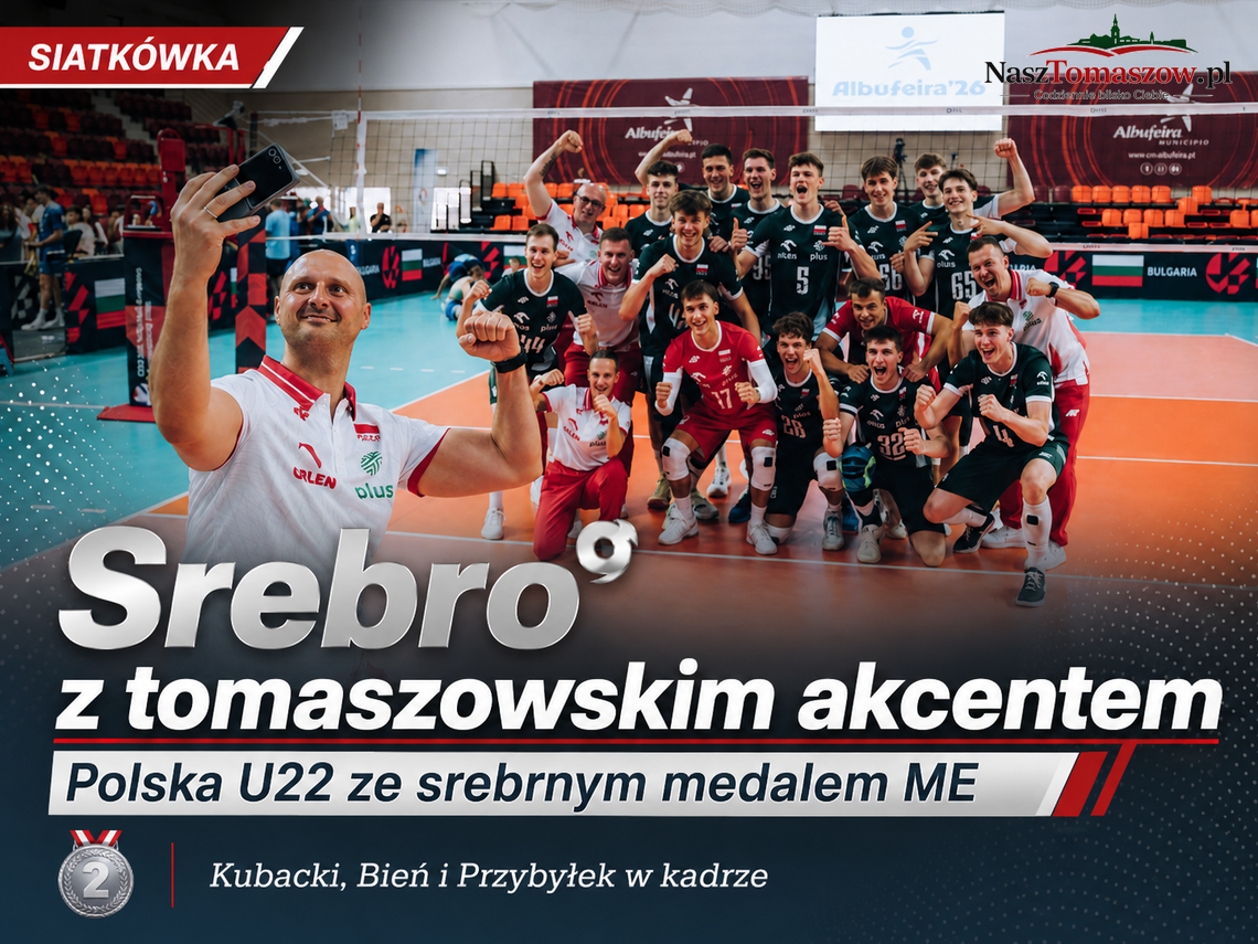 Siatkówka. Srebro z tomaszowskim akcentem Siatkówka. Srebro z tomaszowskim akcentem