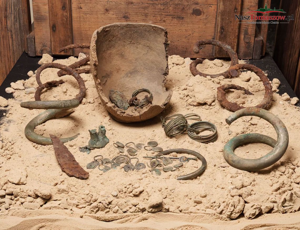 Skarb sprzed 2,5 tysiąca lat ze Spały trafił do muzeum. Archeolodzy: takiego odkrycia w regionie jeszcze nie było