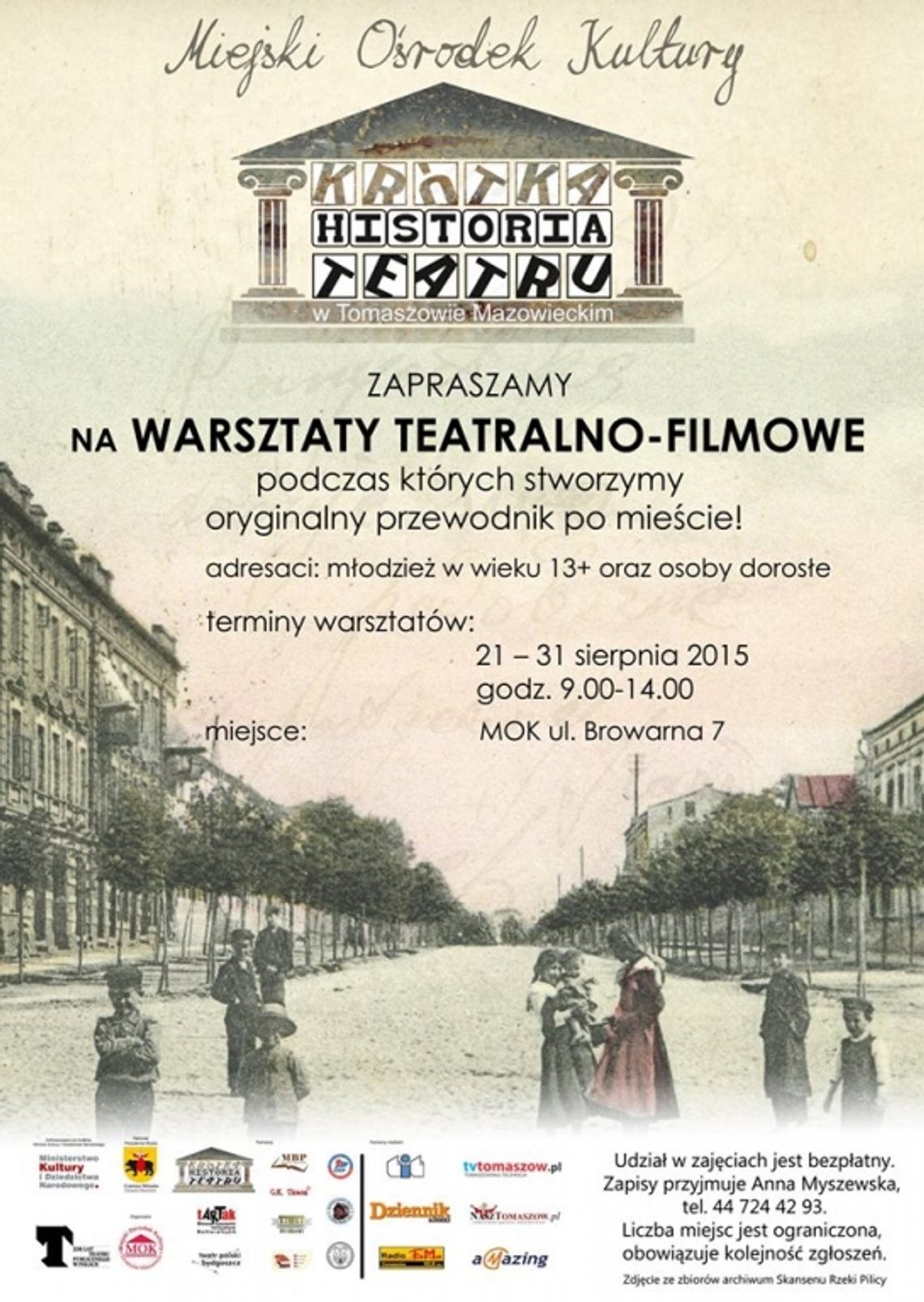 Śladami historii teatru tomaszowskiego