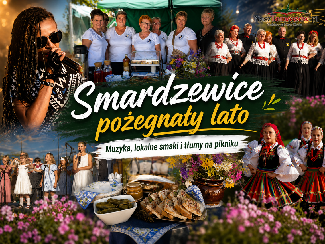 Smardzewice pożegnały lato. Muzyka, lokalne smaki i tłumy na pikniku Smardzewice pożegnały lato. Muzyka, lokalne smaki i tłumy na pikniku