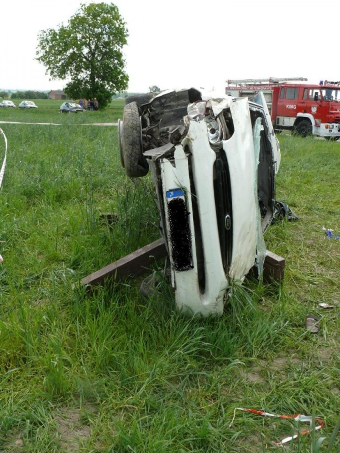 Śmierć w wyniku dachowania