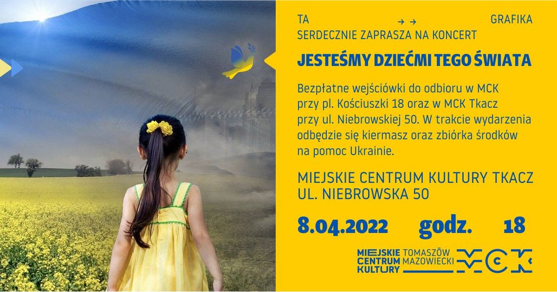 Solidarni z Ukrainą – zaproszenie na koncert